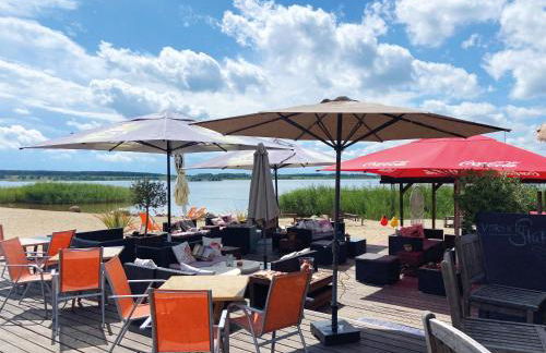 8 Personen Ferienhaus ,,Seegelblick" am Goitzschesee, erste Reihe am Strand mit Sauna, Whirlpool, Kamin, Wallbox & SUP - Foto 59