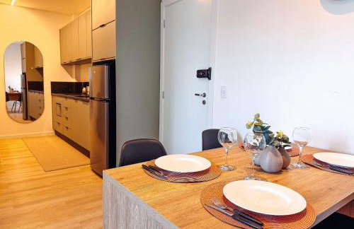 Apto com 1 quarto e sacada com churrasqueira - Foto 12