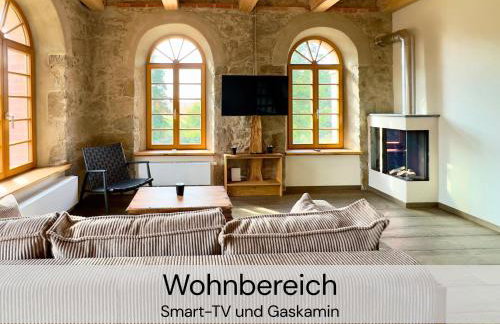 HexenburgbeiDresden 3 Zimmer Architektengaleriewohnung mit eigener Sauna, 2 Kaminen - Nähe Sächsische Schweiz Dresden - Foto 14