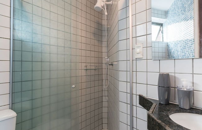 Ótimo Flat Bairro da Jaqueira Recife até 3 pessoas O Coração Verde da Cidade PBO902 - Foto 13