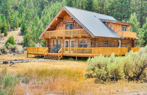 Riverfront Montana Log Cabin with Mountain Views! - Foto 34