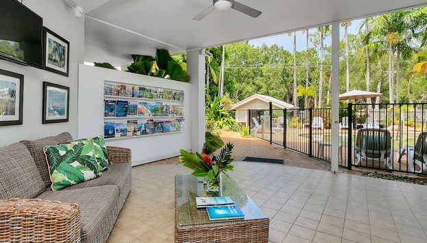 Zona de estar del vestíbulo