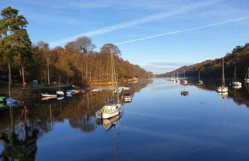 Luxurious lodge, Woodlands View, Hot tub at Rudyard Lake, couples or small family - Photo 8