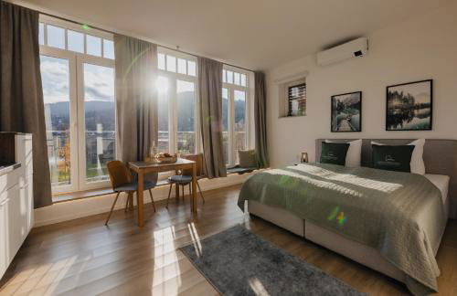 MAINTERRASSE Boardinghouse am Fluss klimatisierte Apartments mit 80qm Terrasse - Foto 2