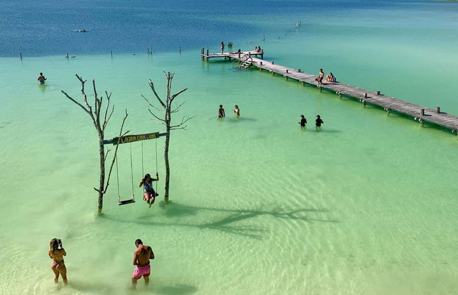 Escursione alla laguna di Kaan Luum e cenote maya - Foto 5
