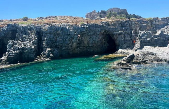 Faliraki : Croisière de 3 heures à Anthony Quinn, Ladiko et Afandou Bay - Photo 1