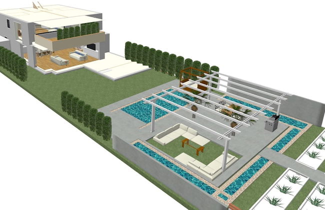 Luxus Neubau 170m2 Loft mit Pool Garten - Foto 49