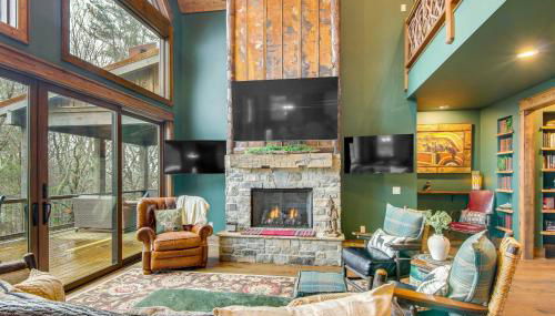 Sip on Deck and Enjoy Views! Mtn Lodge in Glenville - Foto 5