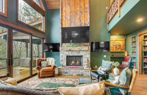 Sip on Deck and Enjoy Views! Mtn Lodge in Glenville - Foto 5