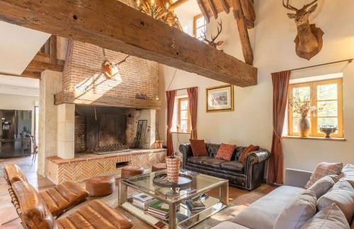 Villa avec piscine en forêt, 2H Paris, 6 Chambres - Foto 47