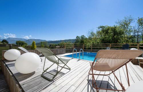 Appartement avec piscine & terrasse vue montagne - Foto 1