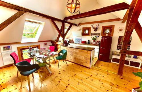 Historisches Retro Loft 70m2 mit Garten & Seenähe - Foto 3