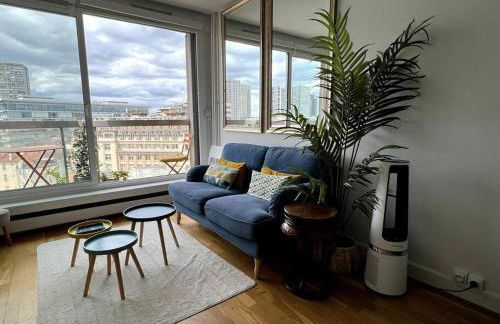 Tour Eiffel - Studio vue imprenable au-dessus des toits, balcon - Foto 56