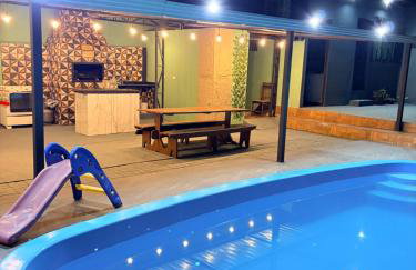 Casa de Veraneio 3 quartos com Ar e mais de 20 camas para grupos e Próximo ao Paraguai - Foto 58