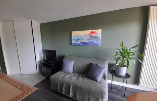 A 5 mns du Puy de Dôme avec Vue imprenable Studio rez de jardin 24m2 neuf à Laschamps - Foto 7