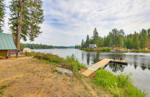 Steps to Sacheen Lake Cute Studio Cabin with Deck - Foto 22