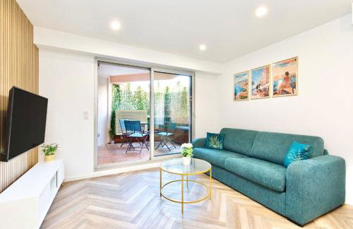 Bel appartement Port de Nice avec terrasse, parking - Photo 8