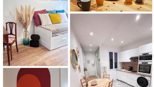 SYLOU - Centre historique, 4 personnes, Climatisation, Netflix, Comédie, Tramway, Gare - Foto 2