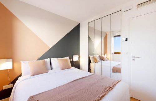 Citybeach SOHA- Rue d'Antibes - 2 BdR 2 BthR 1 toil - Clim Terrace Parking Elevator - Foto 16