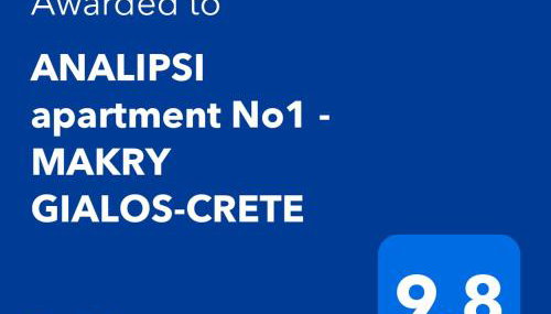 ANALIPSI apartment No2 MAKRY GIALOS-CRETE - Foto 1