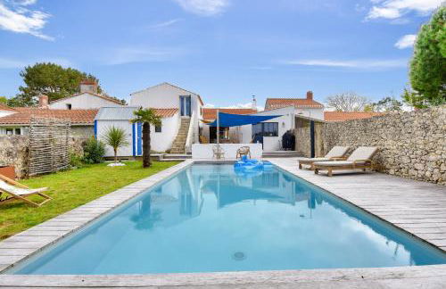 Piscine chauffée, jardin, magnifique villa pour 10 - Foto 19
