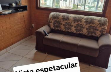 Flat com 2 quartos 2 banh AR e uma vista espetacular na área central de GV com cozinha completa-Bom p grupos ou familias ou empresas - Foto 19