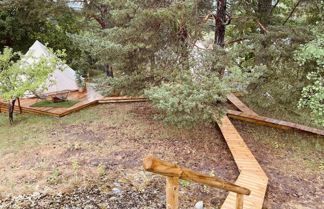 B&B Glamping Tent Sleeps 2 - Spa, Sauna, Wifi - Foto 9