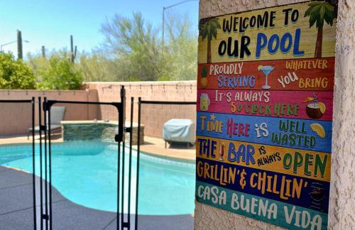 Casa Buena Vida Vacation Home Heated Pool Games Views - Foto 29