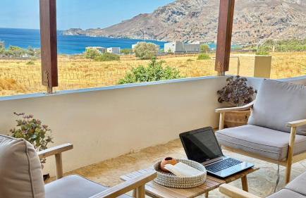 Seaview Villa Tsoutsouros Pool And Jacuzzi Orionas - Foto 9