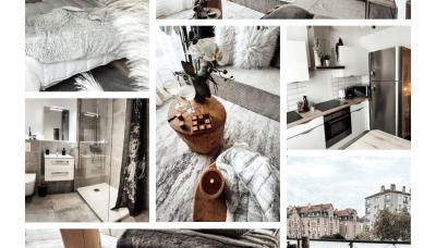 Le cocon Blånc Metz -T2 cosy avec parking privé & balcon - Gare, Nouvelle Ville - Foto 2