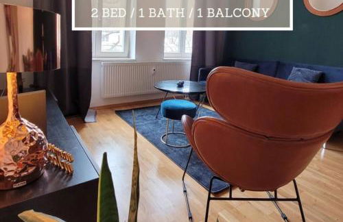 Design Altbauwohnung mit Balkon und Parkplatz - Foto 1