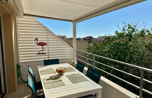 Le Flamingo - Plage à 300 m - Terrasse - Climatisation - Foto 4