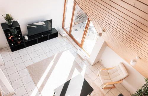 Maisonette-Wohnung Airport Messe Stuttgart - Balkon - Parkplatz - Foto 7