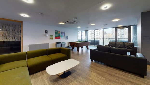 Zona de estar del vestíbulo