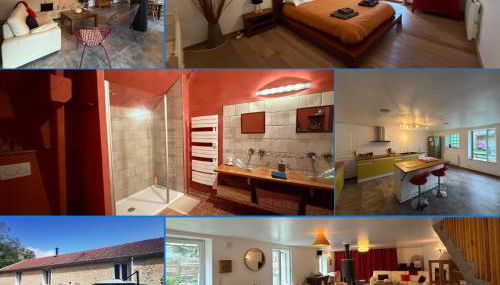 Maison renovee en pierres séjour spacieux avec jardin et terrasse aménagée près Omaha beach & Bayeux à 5mn de la mer tous commerces - Foto 3