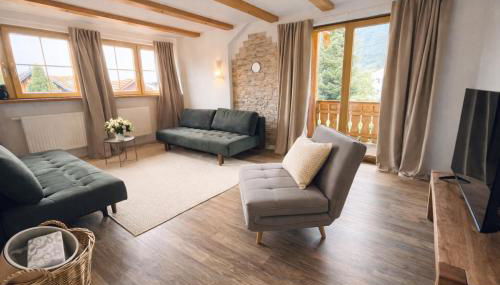 Gemütliche Alpenwohnung mit Balkon & Bergblick nahe Neuschwanstein ideal für Familien & Gruppen für gemeinsame Momente - Foto 4