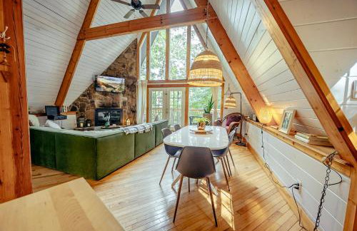 Big Mountain View! Downtown Gatlinburg Chalet Village! Hot Tub! Fan Favorite! AFrame Dreams! Magazine-Featured! Stunning Interiors! Little Green Cabin - Photo 38