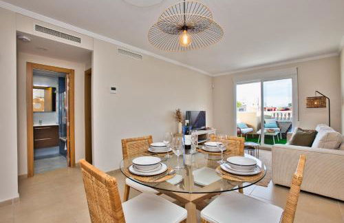 DENIA Playa Santa Ana Adosados - Cómodo apartamento con Piscina, Terraza y Parking, a 2 minutos de la playa - Foto 1