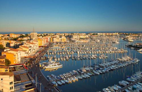 Studio confortable avec climatisation au Cap d'Agde avec port, plages et nature accessible à pied - Foto 12