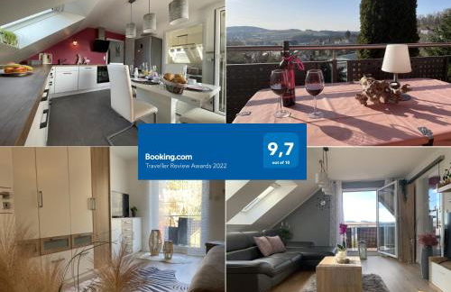 Komfortable Ferienwohnung 100qm mit Loggia in Schauenstein im Frankenwald-Fichtelgebirge - Foto 1