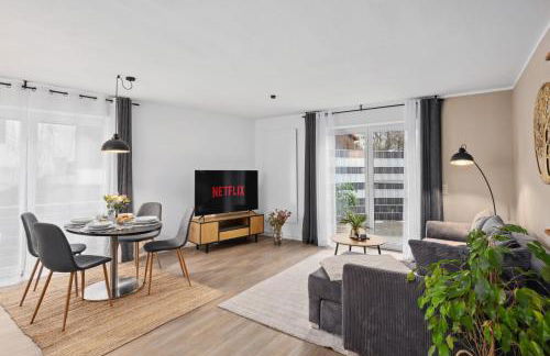 Haven Apartments Laupheim City WLAN Parkplatz Terrasse Balkon - Foto 7