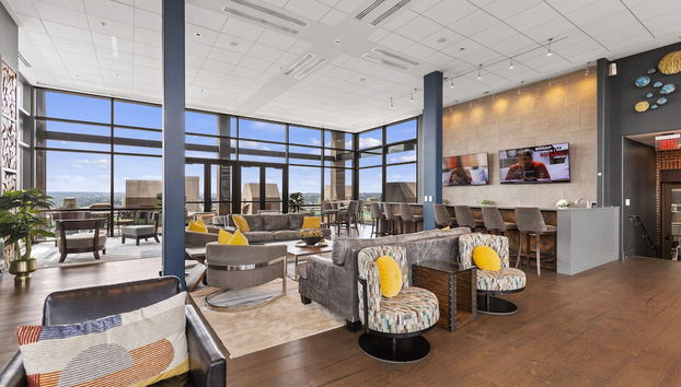 Zona de estar del vestíbulo