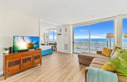Stunning 1BR Ocean View Condo at Ilikai Marina - Foto 18
