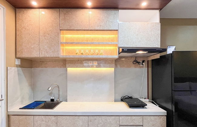 Modern Studio Room Apartment At Tamansari Skylounge Makassar - Foto 8