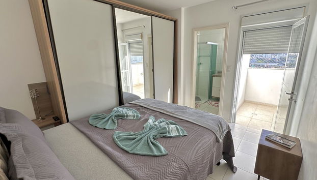 Apto 902, Barreiros, Prox Shop Itaguaçu, BR, Entrada Florianópolis - Foto 5, Habitación