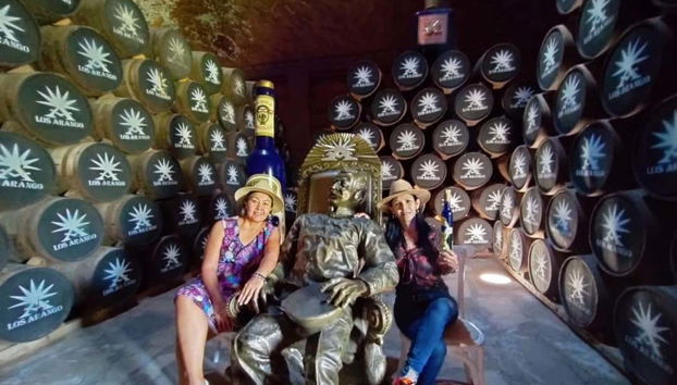 Barriles de la tequilería Corralejo