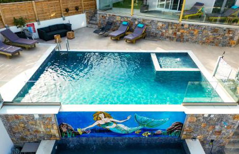 Zax sea view villas heated Pool retreat - Foto 74