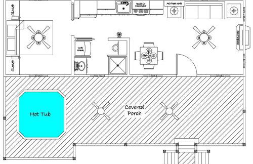 Treetops Cabin-Peaceful 1BR 20-Acre Rural Retreat-HotTub-WiFi-Near Asheville - Foto 2