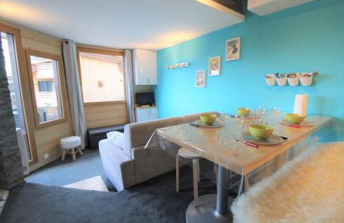 Studio cabine vue montagne au pied des pistes & commerces - Foto 3