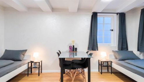 ALFA Stuttgart 2Z-Apartment 4 Betten SmartTV WLAN nahe Wasen Daimler l Bad & Küche l 2BR 4 beds kitchen bathroom - Foto 2